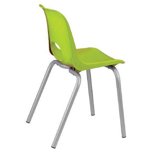 Sedia TEDDY  PPL verde alt. 76 cm,