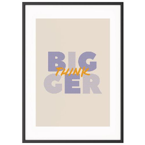 Cornice Team building 50x70cm - Think Bigger - Paperflow,