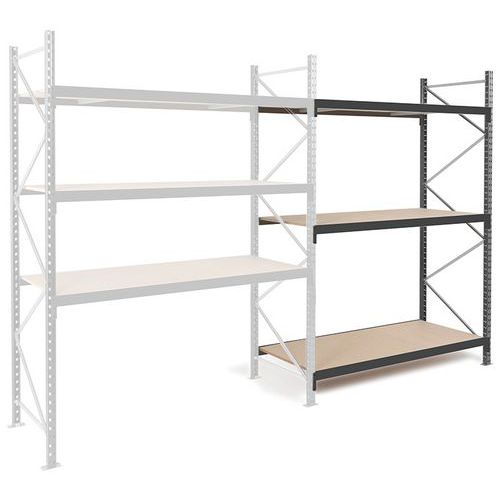 Scaffalatura elem. succ. Rayvol 2500x1800x800 3 liv. truc.,