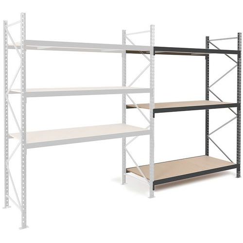 Scaffalatura elem. succ. Rayvol 2500x1800x1000 3 liv. truc.,