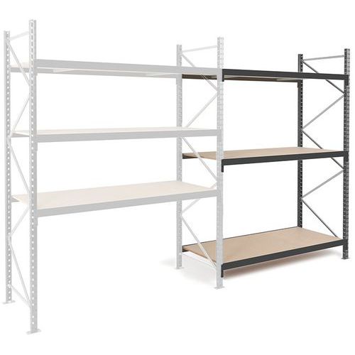 Scaffalatura elem. succ. Rayvol 2500x2700x800 3 liv. truc.,