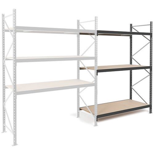 Scaffalatura elem. succ. Rayvol 2500x2700x1000 3 liv. truc.,