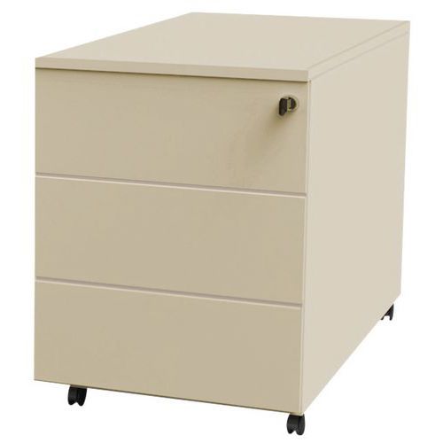 Cassettiera Mobile 3 Cassetti Piano Super Gri gio Ch Confort,