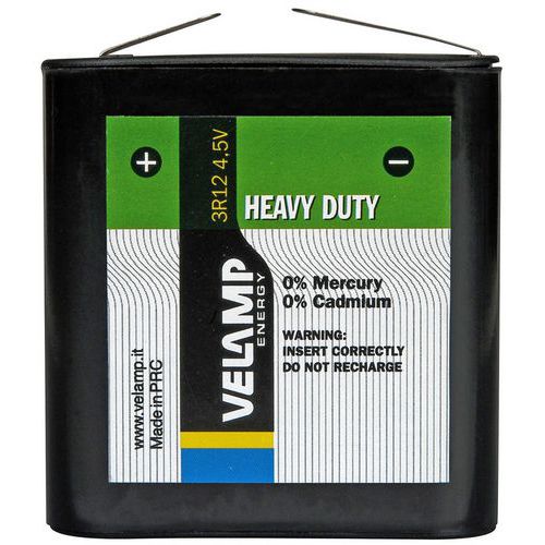 Pila piatta 3R12 4,5V salina,