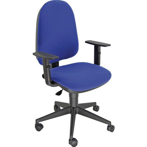 Sedia TEAM IGNIFUGO blu bracc.opz,