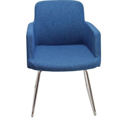 Sedia VENERE TARGET NO FLAME blu slitta,