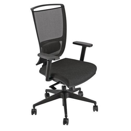 Sedia ZOE TARGET NO FLAME nero base nero bracc.opz.,