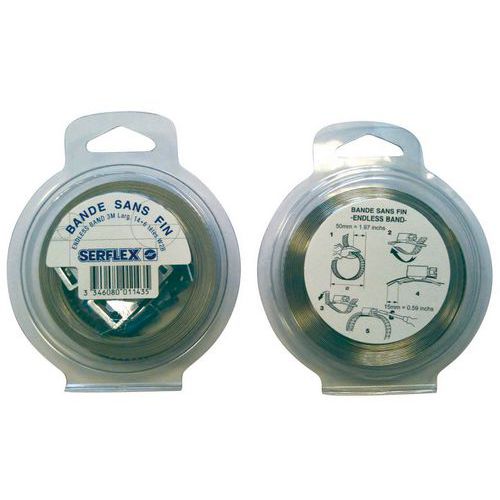 Fascetta a nastro senza fine standard 14 mm 3 m + 6 teste,