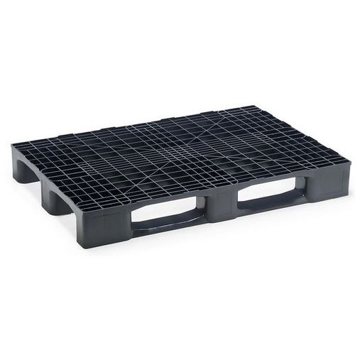 Pallet nero medio e riciclato - 800x1200x150 mm,