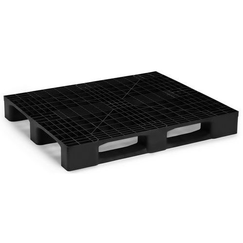 Pallet nero medio e riciclato - 1000x1200x150mm,