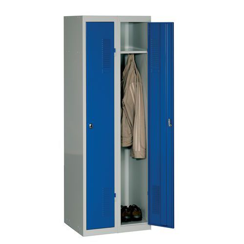 Armadietto da montare Duro Mont, 2 colonne - Blu,