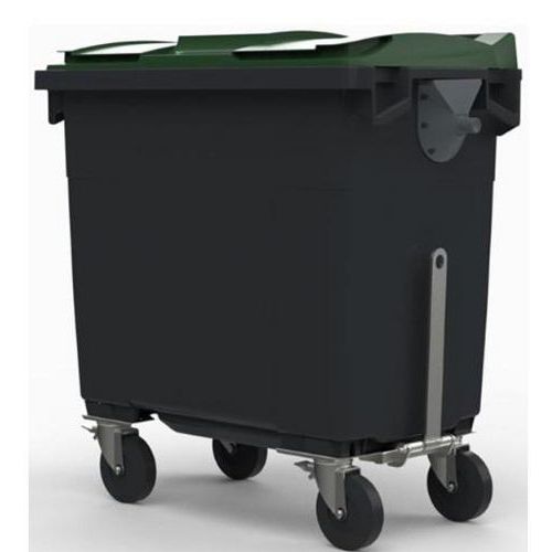Cassonetto 770L Coperch Verde Timon D'Attacco +Rinforzo Fond,