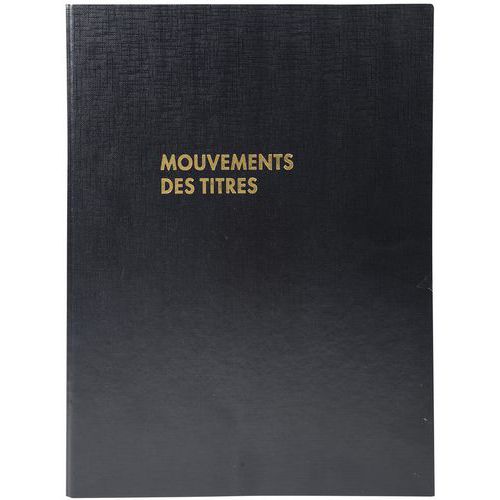 Registro 32 x 24 cm + ricarica stamp Trasferimenti titoli,