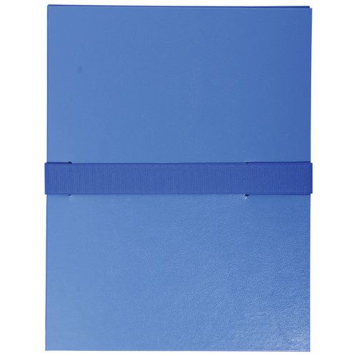 Cartelletta con retro estendibile Balacron e cinturino in velcro - blu,