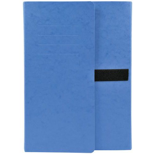 cart. estend. 3 lem. cart. luc. cinturino in velcro 24 x 32 cm Blu,