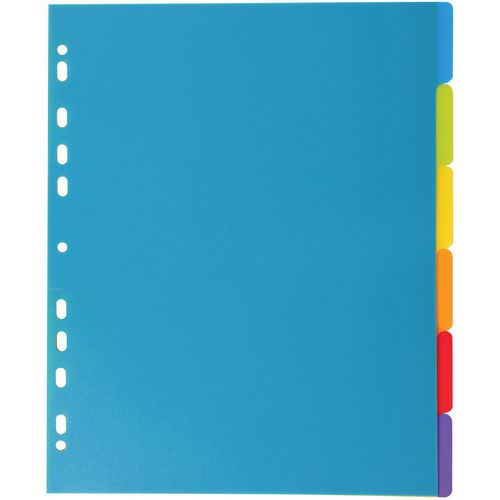 Intercalari in polipropilene 6 posizioni Campus - A4 Maxi,