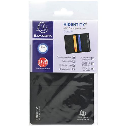 Custodia protettiva RFID Hidentity Double,