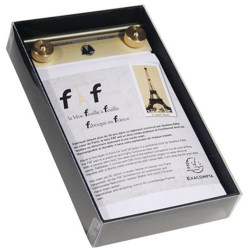 Bloc-notes a foglio singolo completo 16 x 10 cm N. 2 tinta unita,