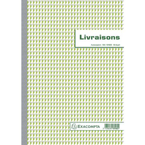 Blocchetto Consegne 29,7 x 21 cm, con 50 foglietti di carta autocop. in duplice copia,
