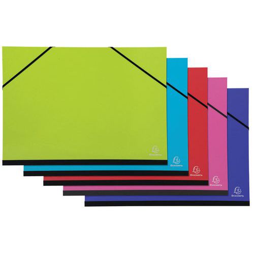 Cartella da disegno con elastici IDERAMA A3 col. assort.,