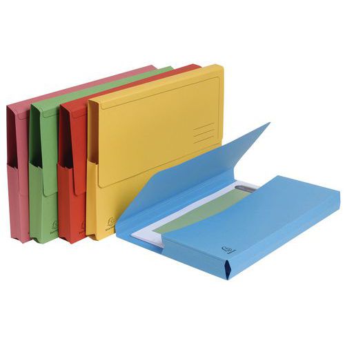 Confezione da 25 cartellette con tasca Forever A4 col. assort. accesi,