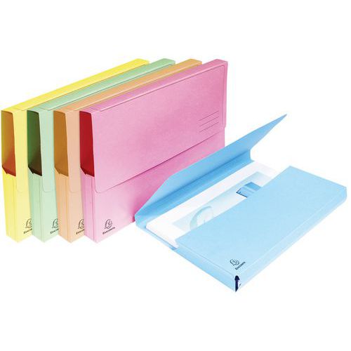 conf. 25 cart. con tasca SUPER 210 24,5 x 32,5 cm NF A4 col. assort.,