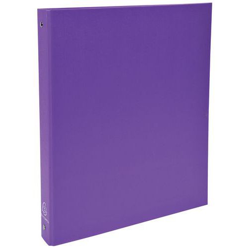 Raccoglitore foderato in polipropilene 4 anelli 30 mm - A4 - Viola,