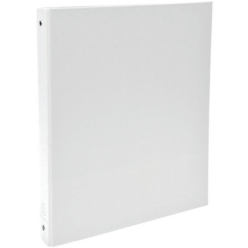 Raccoglitore foderato in polipropilene 4 anelli 30 mm - A4 - Bianco,