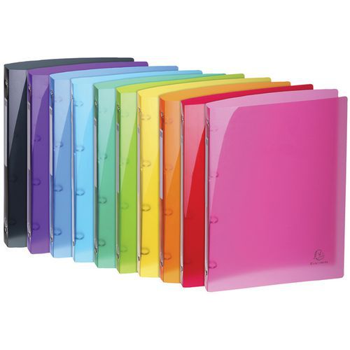 Racc. 4 anelli 15 mm IDERAMA PP 5/10 A4 Colori assortiti,