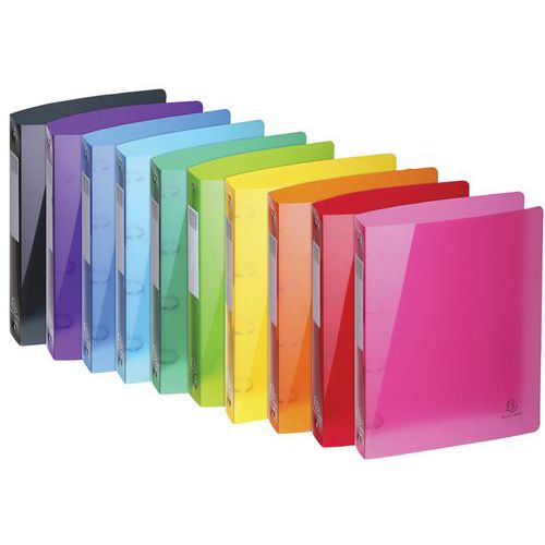 Racc. 4 anelli 30 mm IDERAMA PP 7/10 A4 maxi col. assort.,