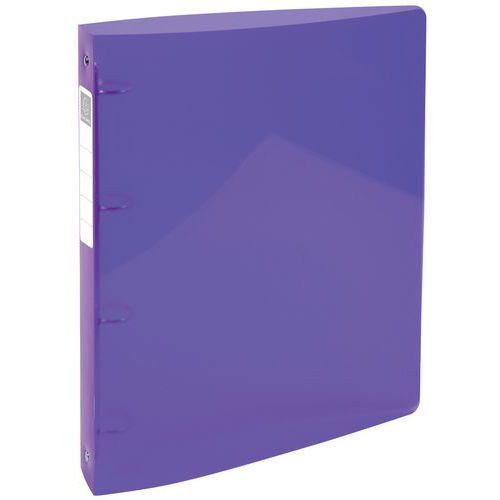 Raccoglitore 4 anelli 30 mm IDERAMA PP 7/10 - A4 maxi - Viola,