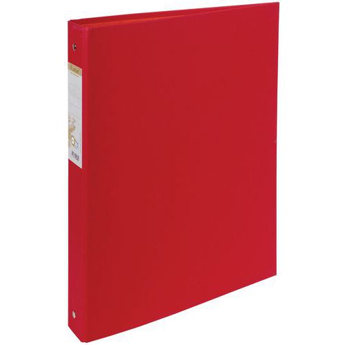 Raccoglitore foderato carta 4 anelli 30 mm Forever - A4 - Rosso,