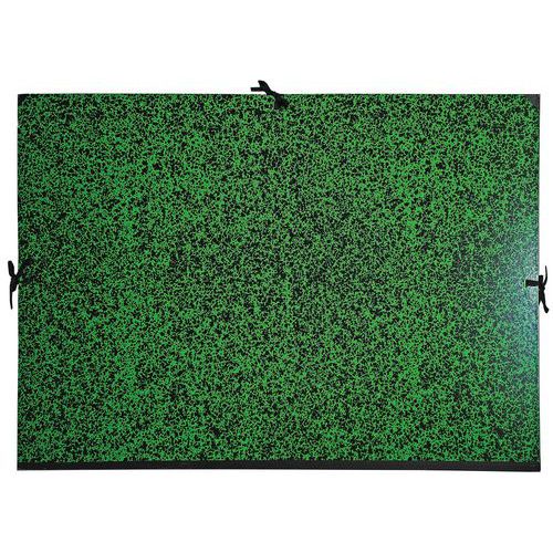 Cartella da disegno Annonay con nastri 61 x 76 cm Per formato 56 x 72 cm Verde,