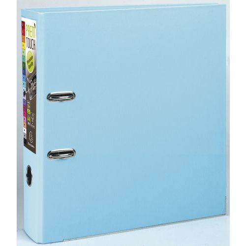 Racc. Prem'Touch int. ed est. in PP Retro da 80 mm A4 Azzurro,