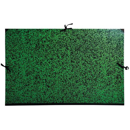 Cartella da disegno Annonay con nastri 75 x 105 cm Per B1 Verde,