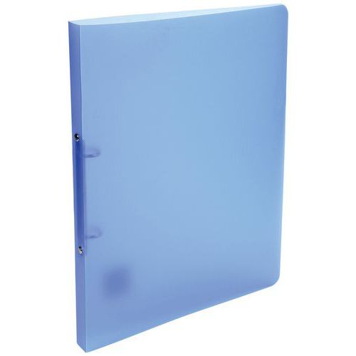 Raccoglitore 2 anelli 15 mm PP Chromaline - A4 - Blu,