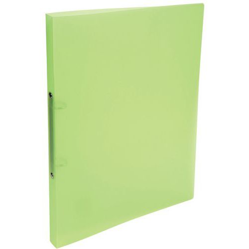 Raccoglitore 2 anelli 15 mm PP Chromaline - A4 - Verde,