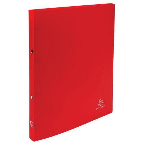 Raccoglitore 2 anelli 15 mm polipropilene Opaco - A4 - Rosso,