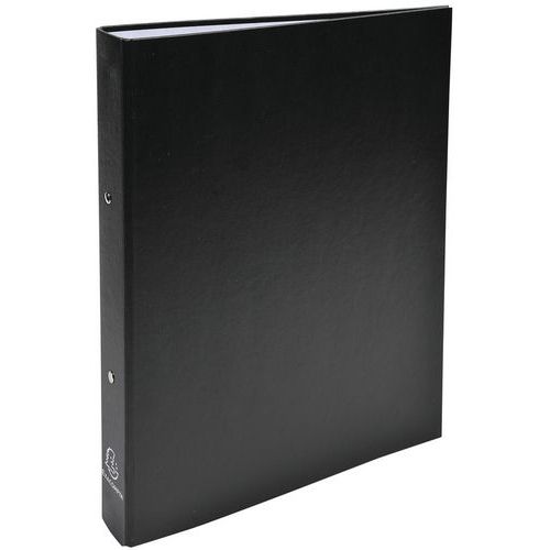 Raccoglitore foderato in polipropilene 2 anelli 30 mm - A4 - Nero,