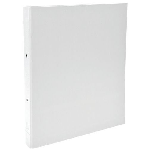 Raccoglitore foderato in polipropilene 2 anelli 30 mm - A4 - Bianco,