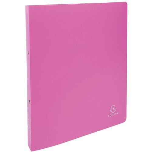 Raccoglitore 2 anelli 30 mm PP Opaco - A4 maxi - Rosa,