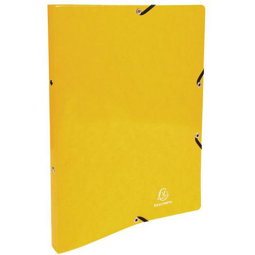 Raccoglitore con elastici a 2 anelli Iderama 15 mm - A4 - Giallo,