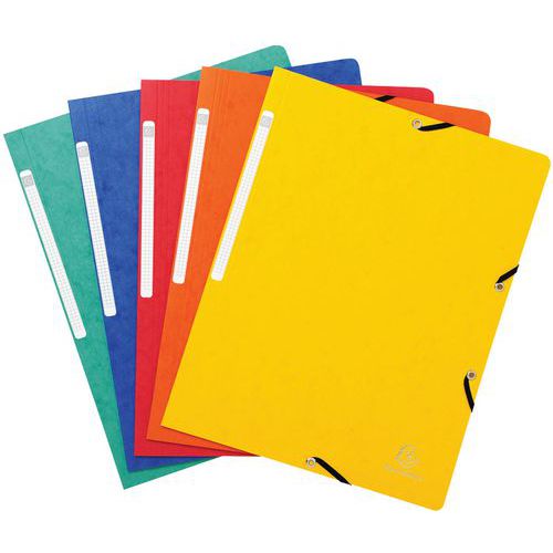 cart. con elast. senza lemb cart lucido 355 g/m² A4 col. assort.,