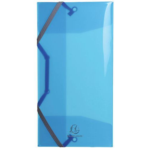 cart. 3 lem. con elast PP 5/10, 23,5 x 12 cm col. assort,