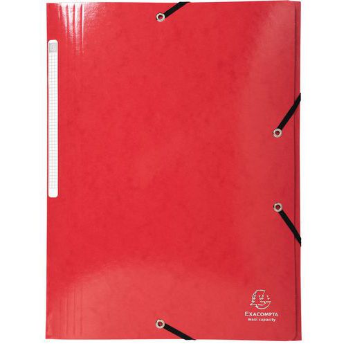 cart. con elast 3 lemb. cart luc. 425gm² Iderama A4 rosso,