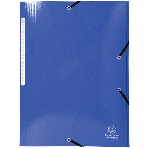 cart. con elast. 3 lemb. cart luc. 425 g/m² Iderama A4 Blu,