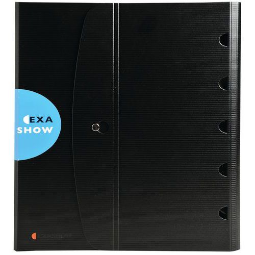 Racc. di present. Exashow in PP 4 anelli 30 mm Exactive A4,