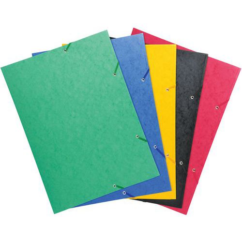 cart. con elast. 3 lembi cart lucido 600 g/m² A3 col. assort.,