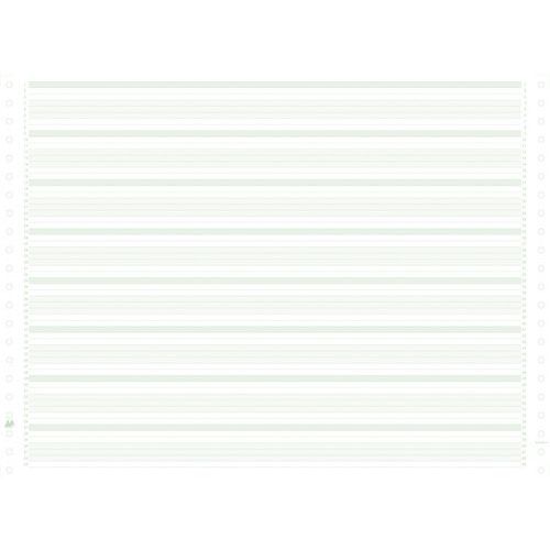 Fogli elenco suddivisi aree verdi 380 x 11, 1 copia, Bande Non stacc.,