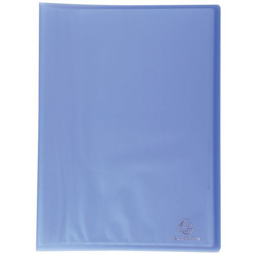 Portalistini in PP semirigido Chromaline 60 facciate A4 blu,